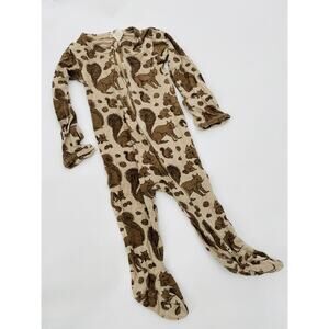 Kate Quinn Squirrel tan brown bamboo footie